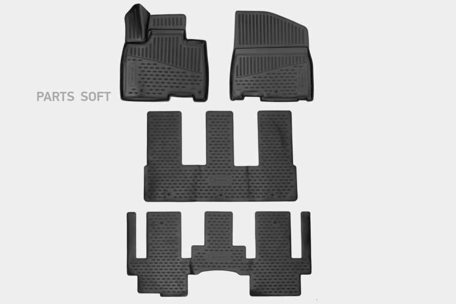 

Коврики 3D в салон подходят для KIA Carnival IV 2020 - >, Prestige, кроссвэн, 4ш