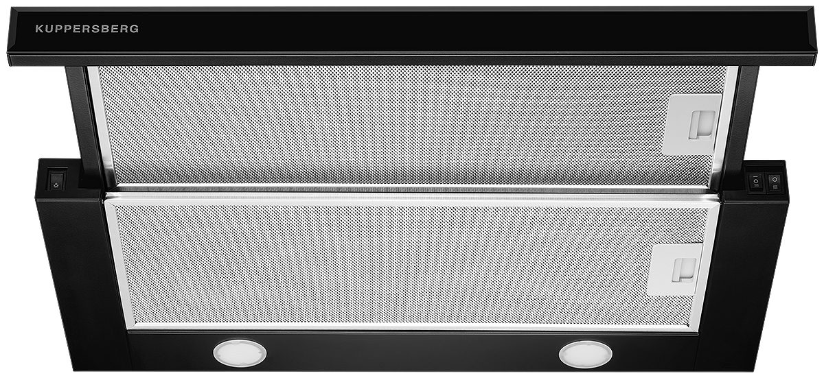 

Вытяжка встраиваемая Kuppersberg SLIMTURBO 60 GB черный, SLIMTURBO 60 GB