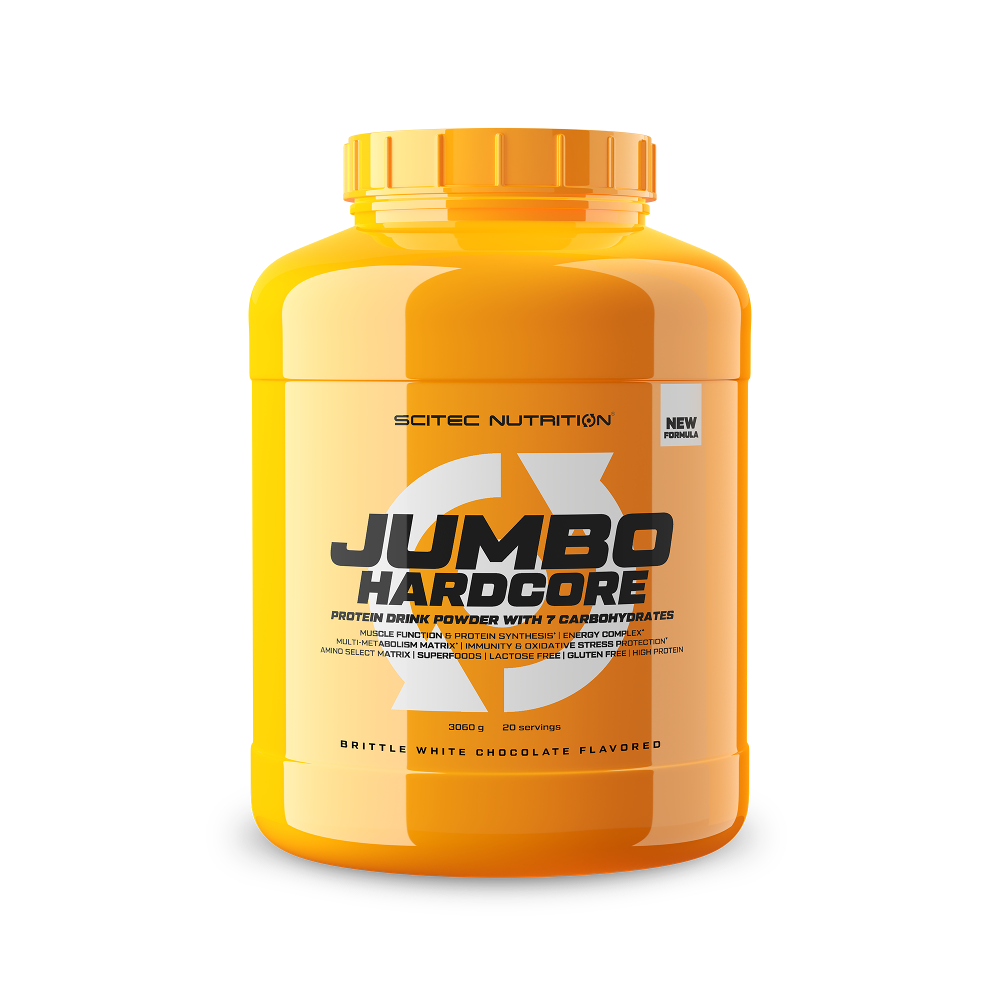 фото Гейнер scitec nutrition jumbo hardcore 3060 гр., белый шоколад