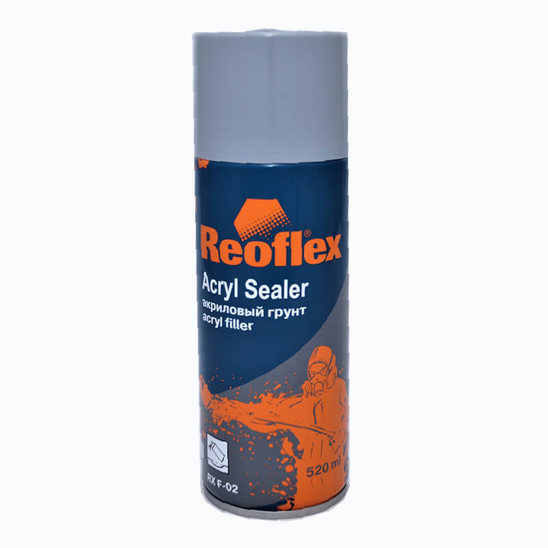 Акриловый грунт аэрозоль Acryl Sealer Spray Gray Reoflex