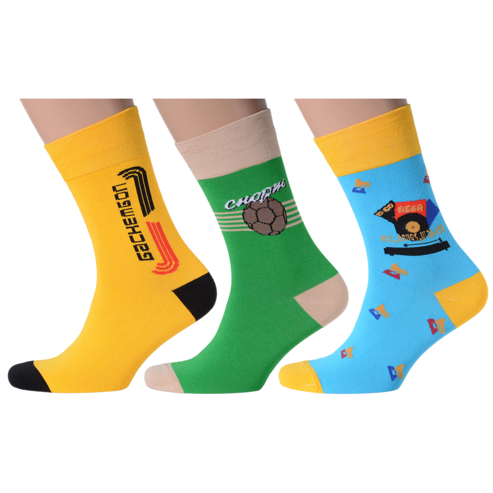 

Комплект носков мужских MoscowSocksClub msk3-М11 разноцветных 27, msk3-М11