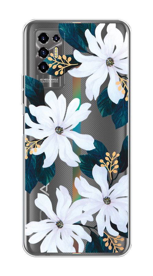 

Чехол на Tecno Pova 2 "Delilah Flower", Зеленый;белый, 300550-1