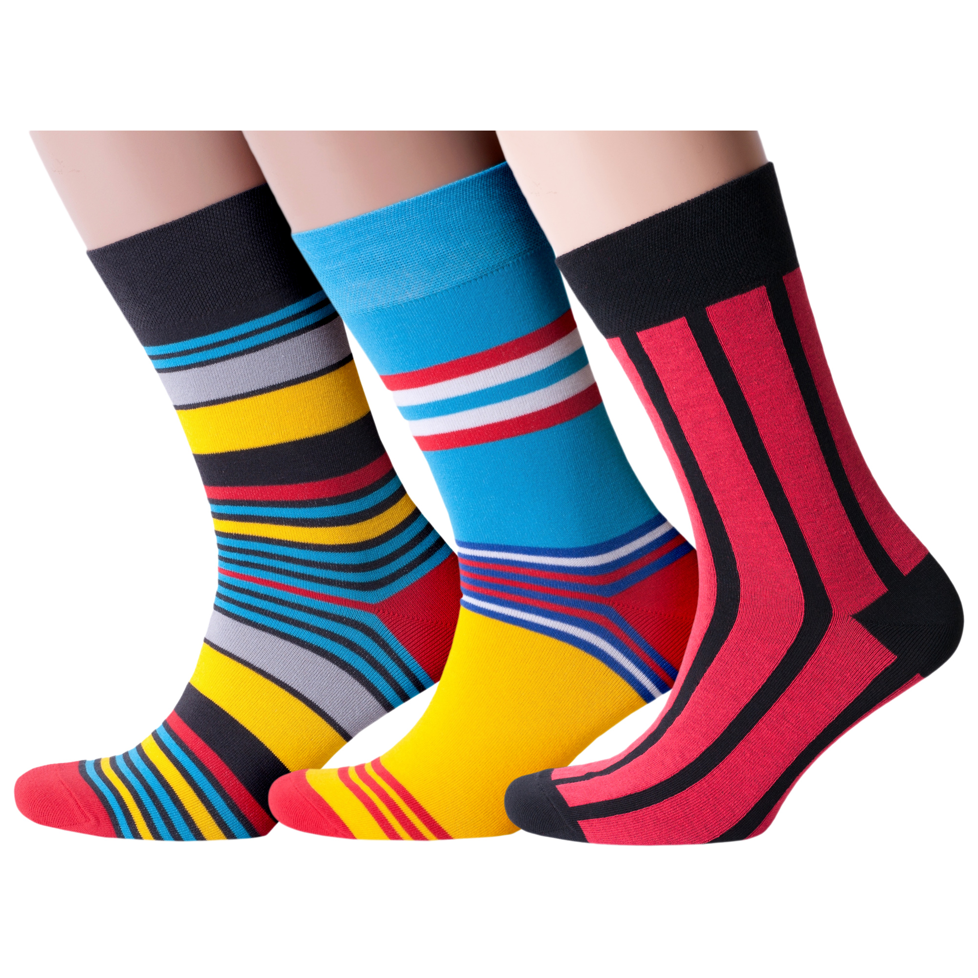 

Комплект носков мужских MoscowSocksClub msk3-М01 разноцветных 25, msk3-М01