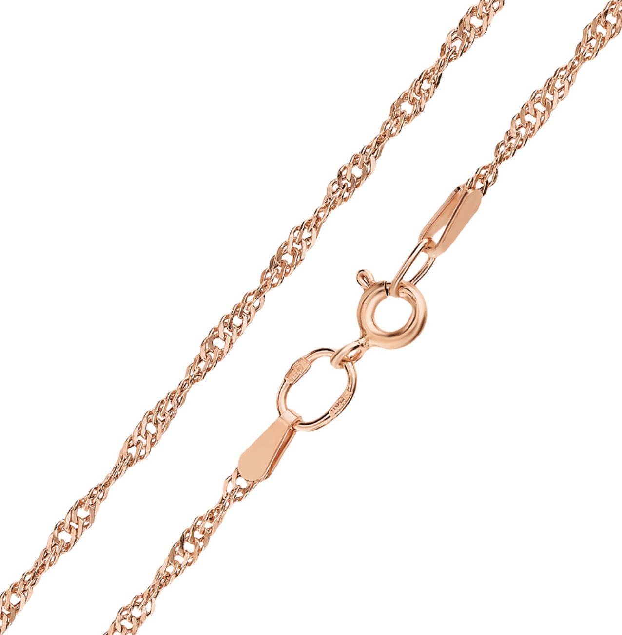 

Цепочка из красного золота 55 см ZOLOTO.GOLD Z8040051П, Z8040051П