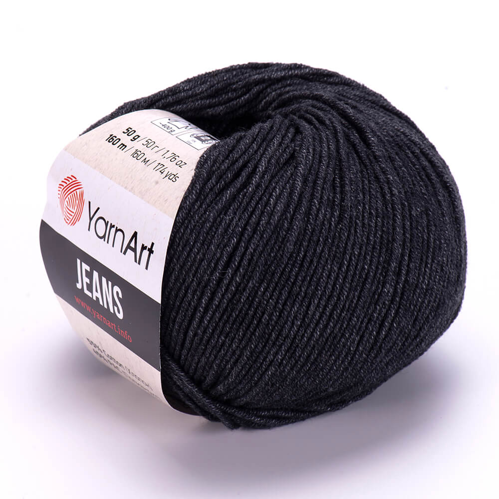 

Пряжа YarnArt Jeans 55% хлопок / 45% акрил, 50 гр/160 м, 10 штук, цвет 28 графит, Серый, 28