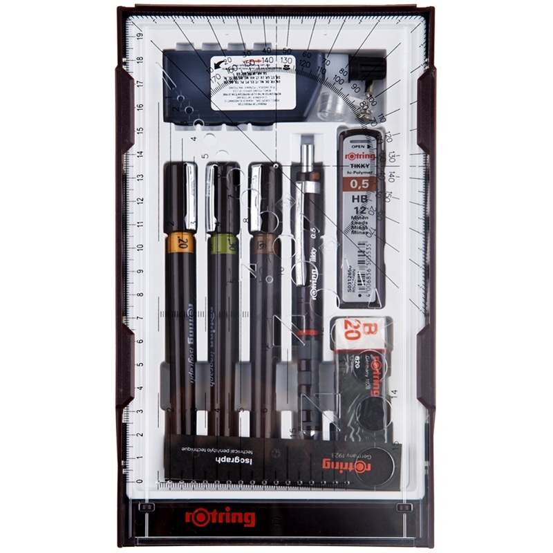 

Rotring 0,2, 0,3, 0,5 мм, механический карандаш 0,5 мм, грифели, ластик