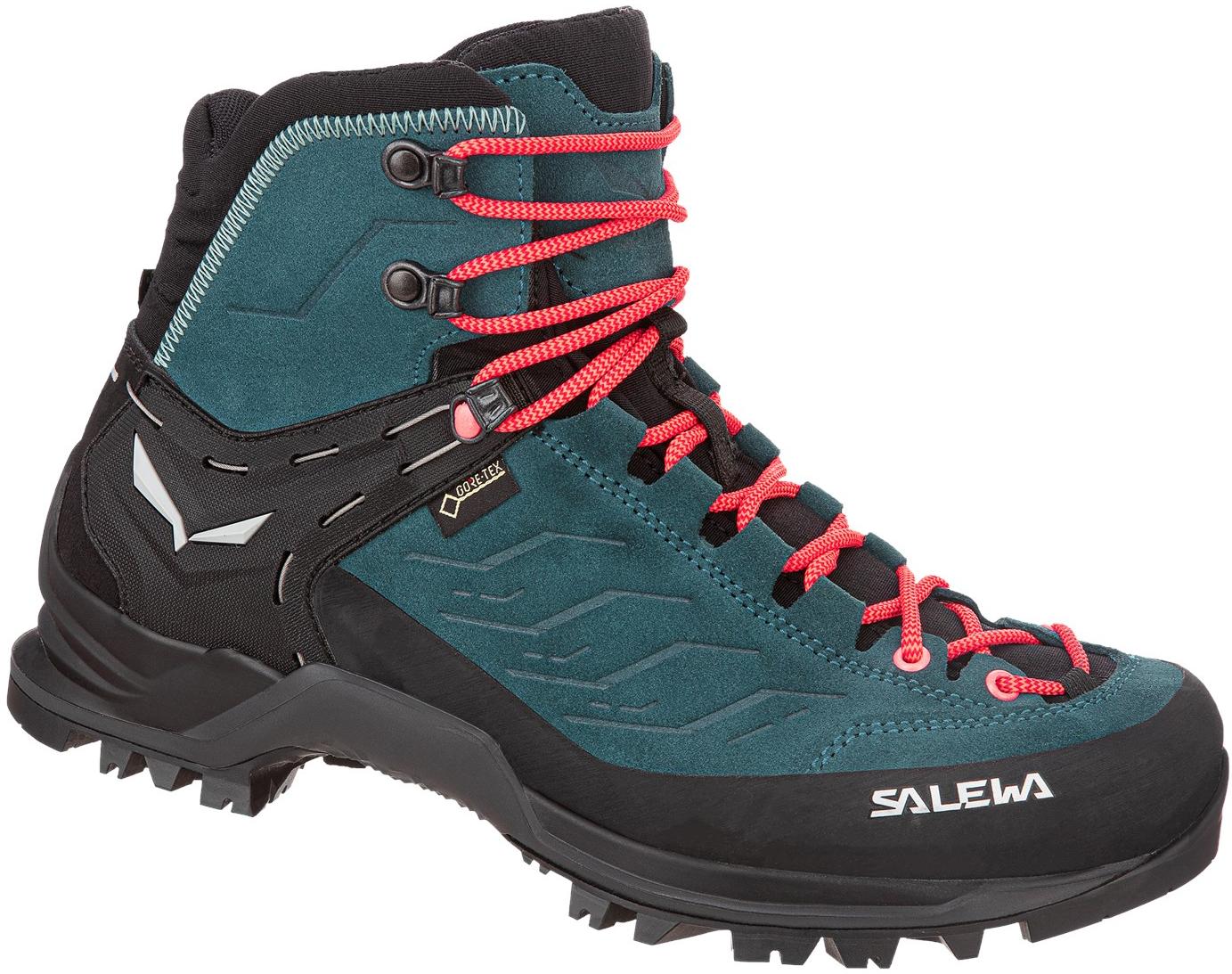 фото Кроссовки женские salewa mtn trainer mid gtx синие 4.5 uk