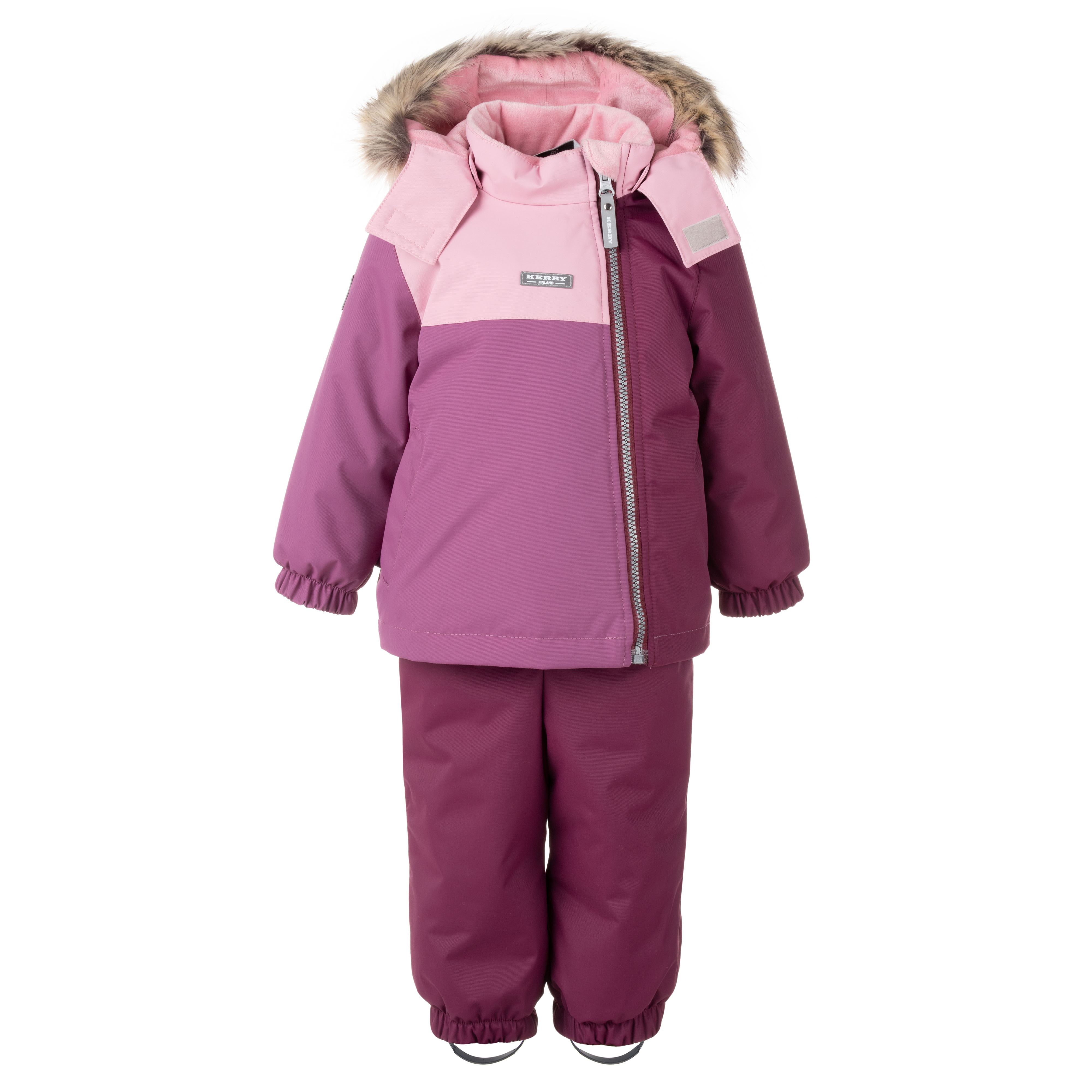 Комплект детской верхней одежды KERRY K22417, бордовый, 80