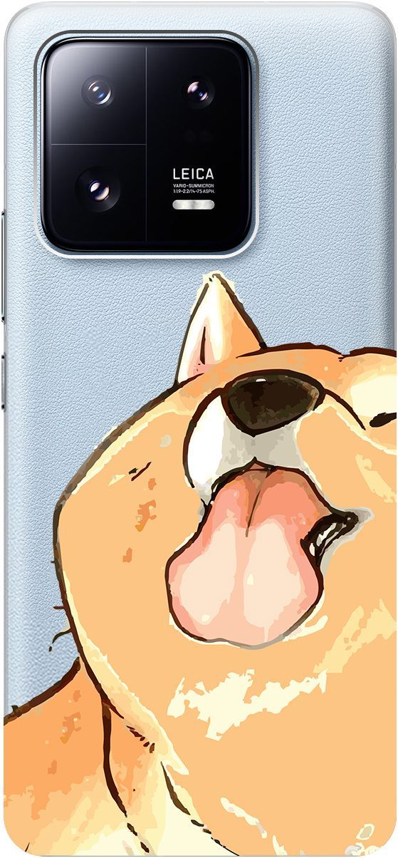 

Силиконовый чехол на Xiaomi 13 Pro Про с 3D принтом "Shiba" прозрачный, Прозрачный;бежевый, 158976