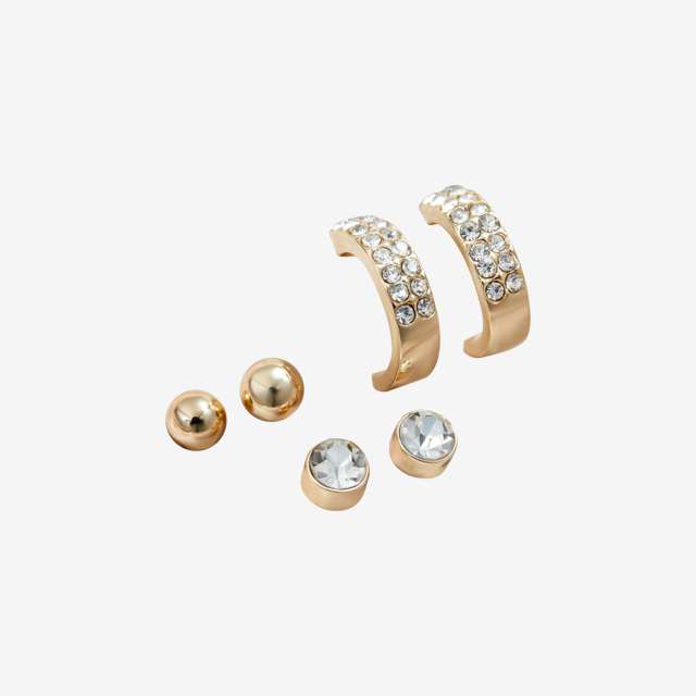 

Комплект серег из латуни Oriflame 46746, стекло, 46746
