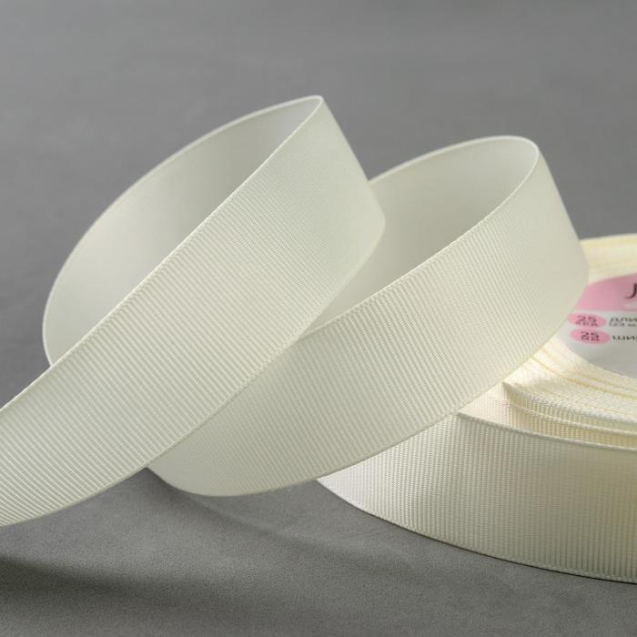 

Арт Узор 25 мм, 23 +- 1 м, цвет молочный, Белый