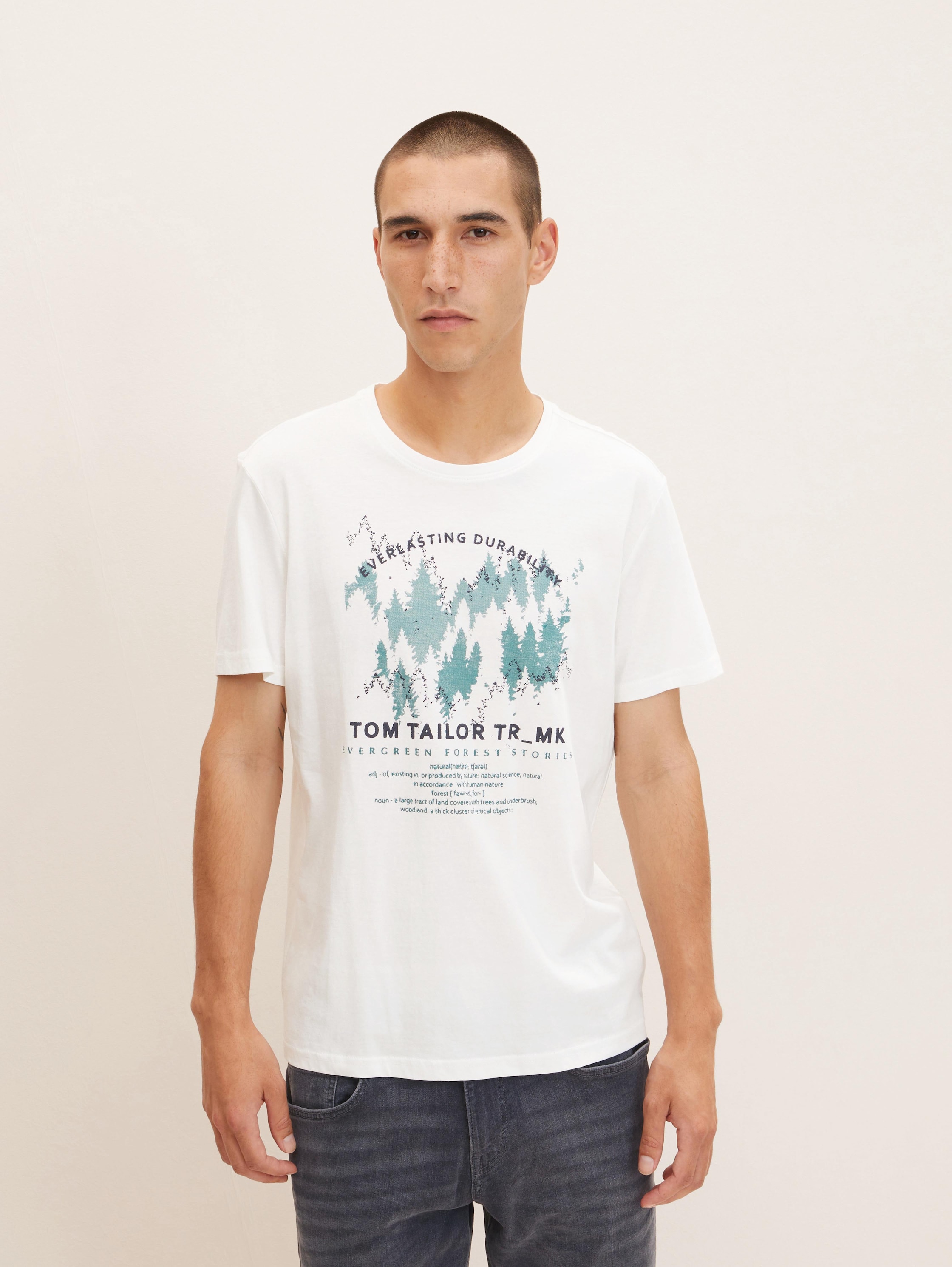 

Футболка мужская Tom Tailor 1032979 белая L, 1032979