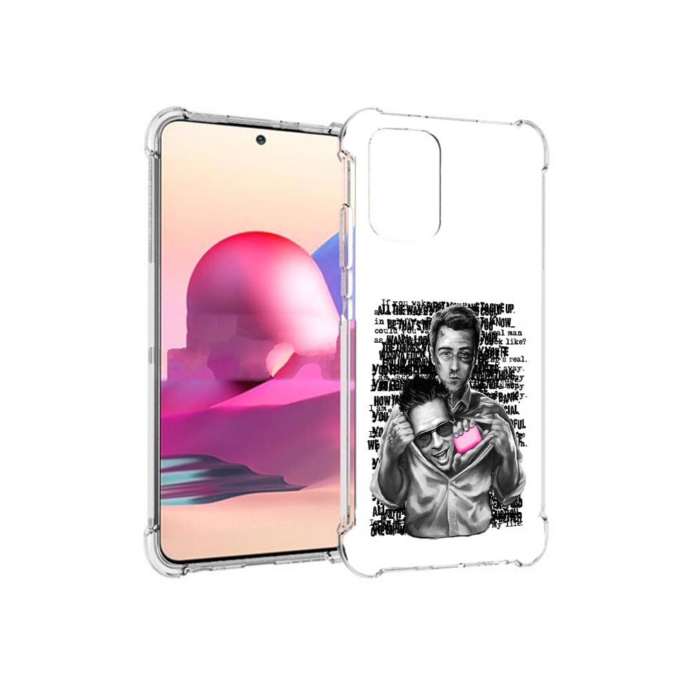 

Чехол MyPads Tocco для Xiaomi Redmi Note 10S бойцовский клуб (PT158704.257.242), Прозрачный, Tocco