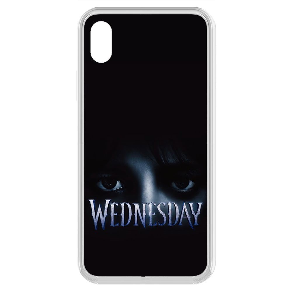 

Чехол-накладка Krutoff Clear Case Уэнсдей Аддамс - Логотип для iPhone XR, Прозрачный