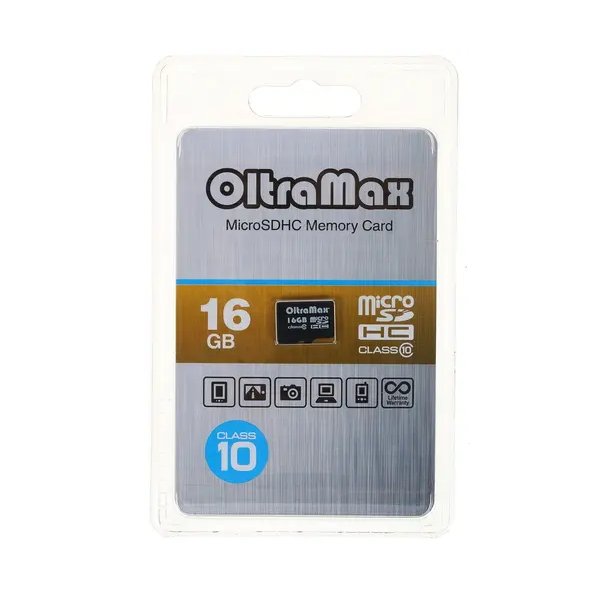 Карта памяти Exployd Micro SDHC 16Гб MicroSDHC 16 GB Class10 адапте ()