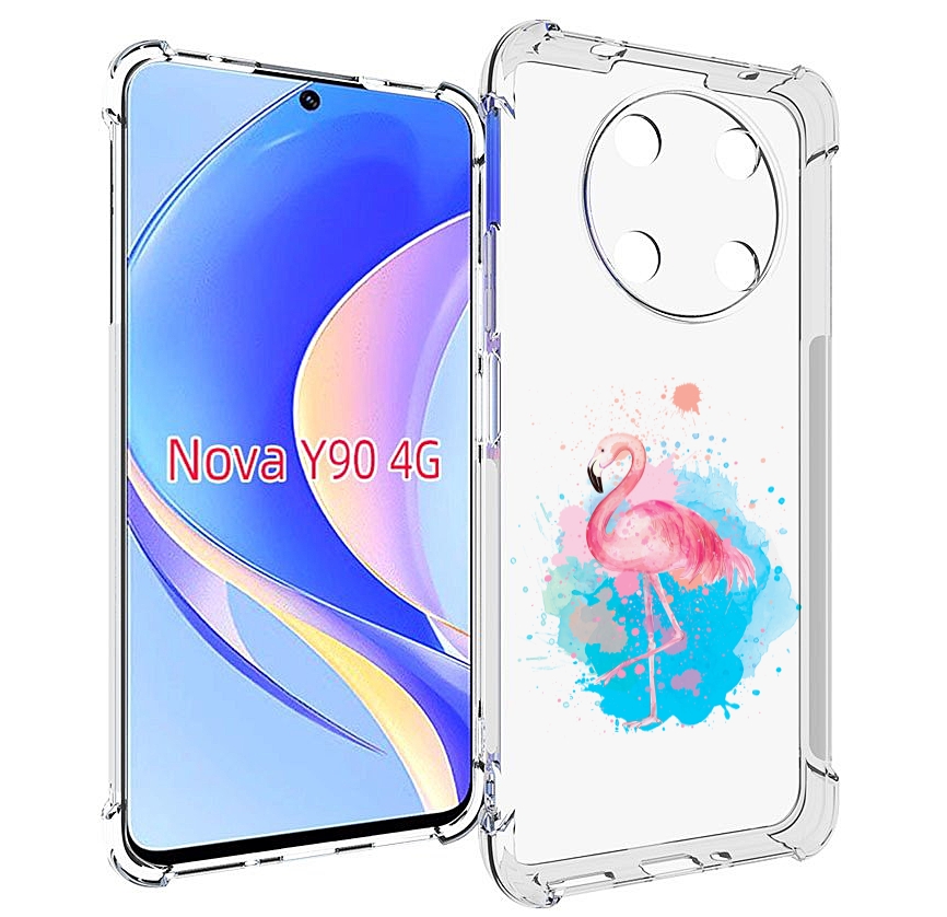 

Чехол MyPads акварельное-фламинго для Huawei Nova Y90 (CTR-LX1) / Enjoy 50 Pro, Tocco