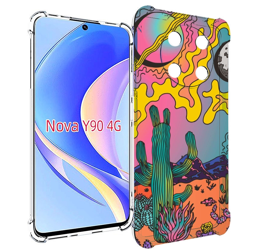 

Чехол MyPads акварельные рисунки для Huawei Nova Y90 (CTR-LX1) / Enjoy 50 Pro, Tocco