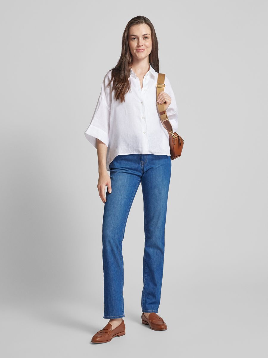 Джинсы женские Brax 19357460 синие 46 EU