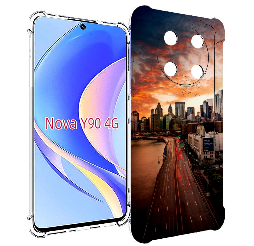 

Чехол MyPads американский город фото для Huawei Nova Y90 (CTR-LX1) / Enjoy 50 Pro, Tocco