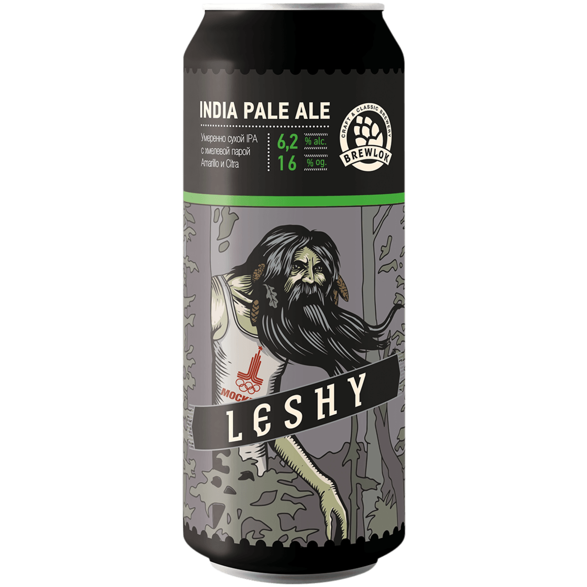 

Пиво Brewlok Leshy светлое 0,5 л ж/б