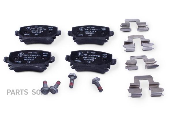 

VAG JZW698451D Колодки тормозные дисковые задние VW: CADDY 04-11, GOLF 07-, JETTA 05-10, T