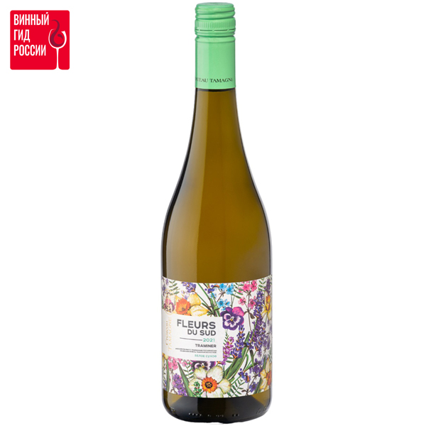 фото Вино chateau tamagne fleurs du sud traminer белое сухое 0,75 л