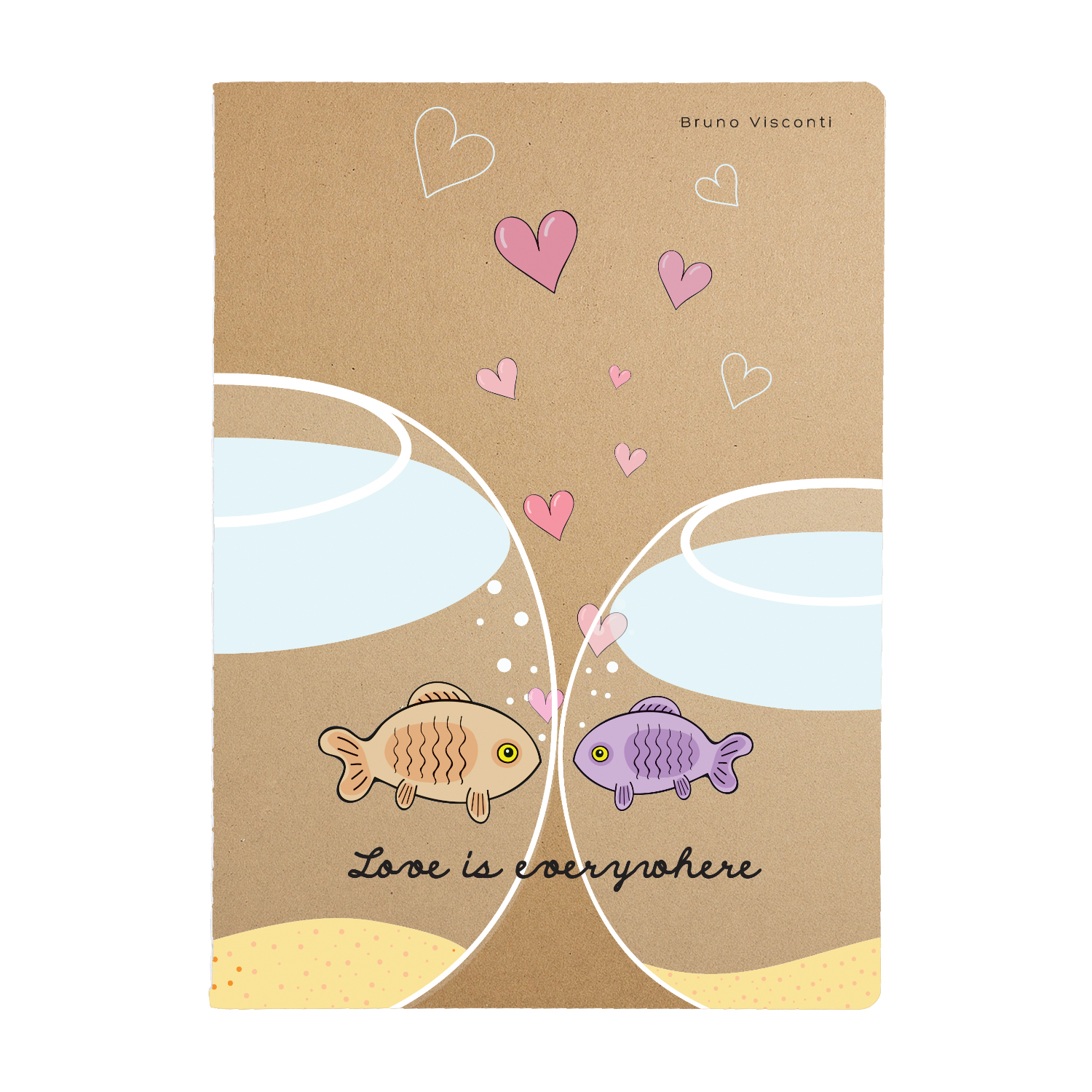 

Тетрадь общая в клетку Bruno Visconti Fish love 7-60-001/04, 40 л., 1 шт.