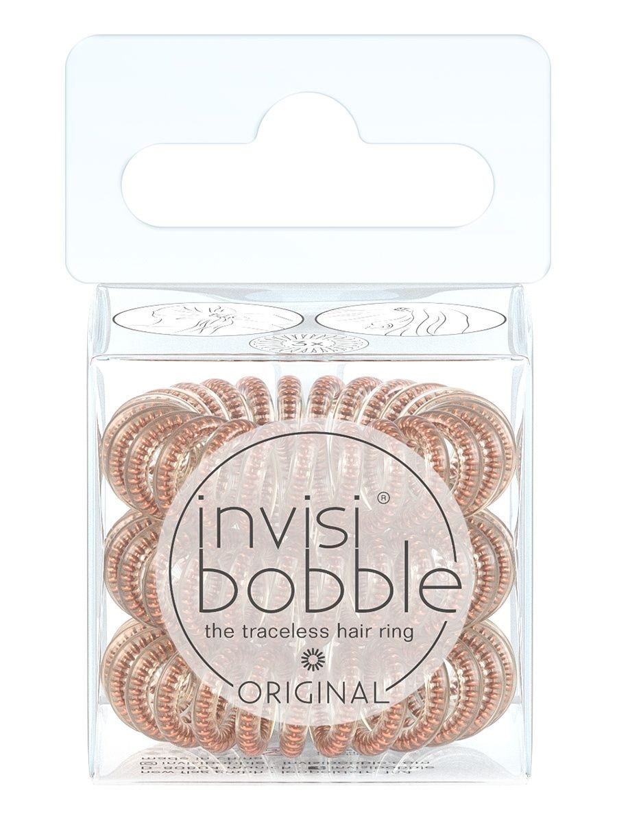 

Резинка-браслет для волос Invisibobble Original Bronze and Beads
