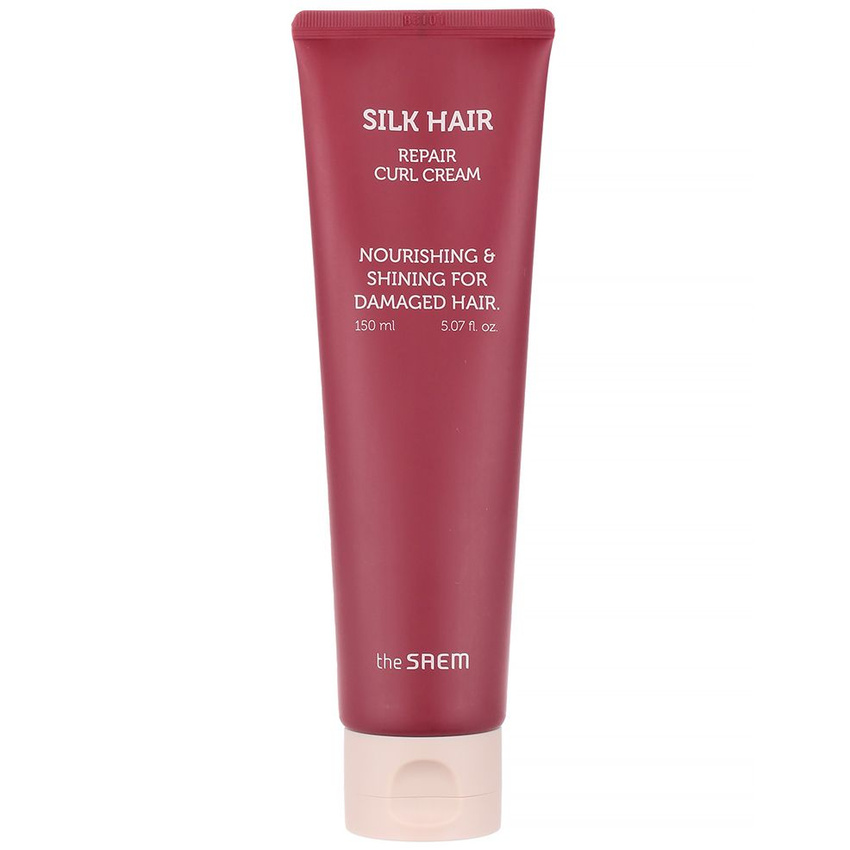 Крем-маска The Saem для вьющихся волос Silk Hair Repair Curl Cream 150 мл