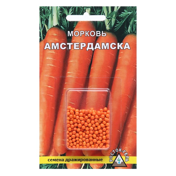 Семена морковь Амстердамска Росток-гель 6888424-2p 2 уп.