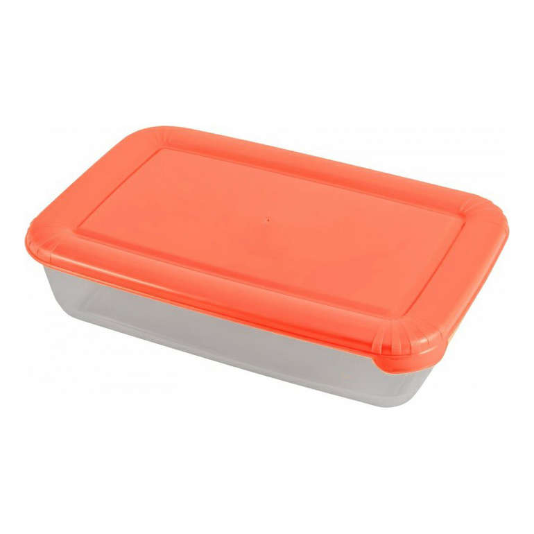 

Емкость Plast Team polar прямоугольная коралловая 900 мл