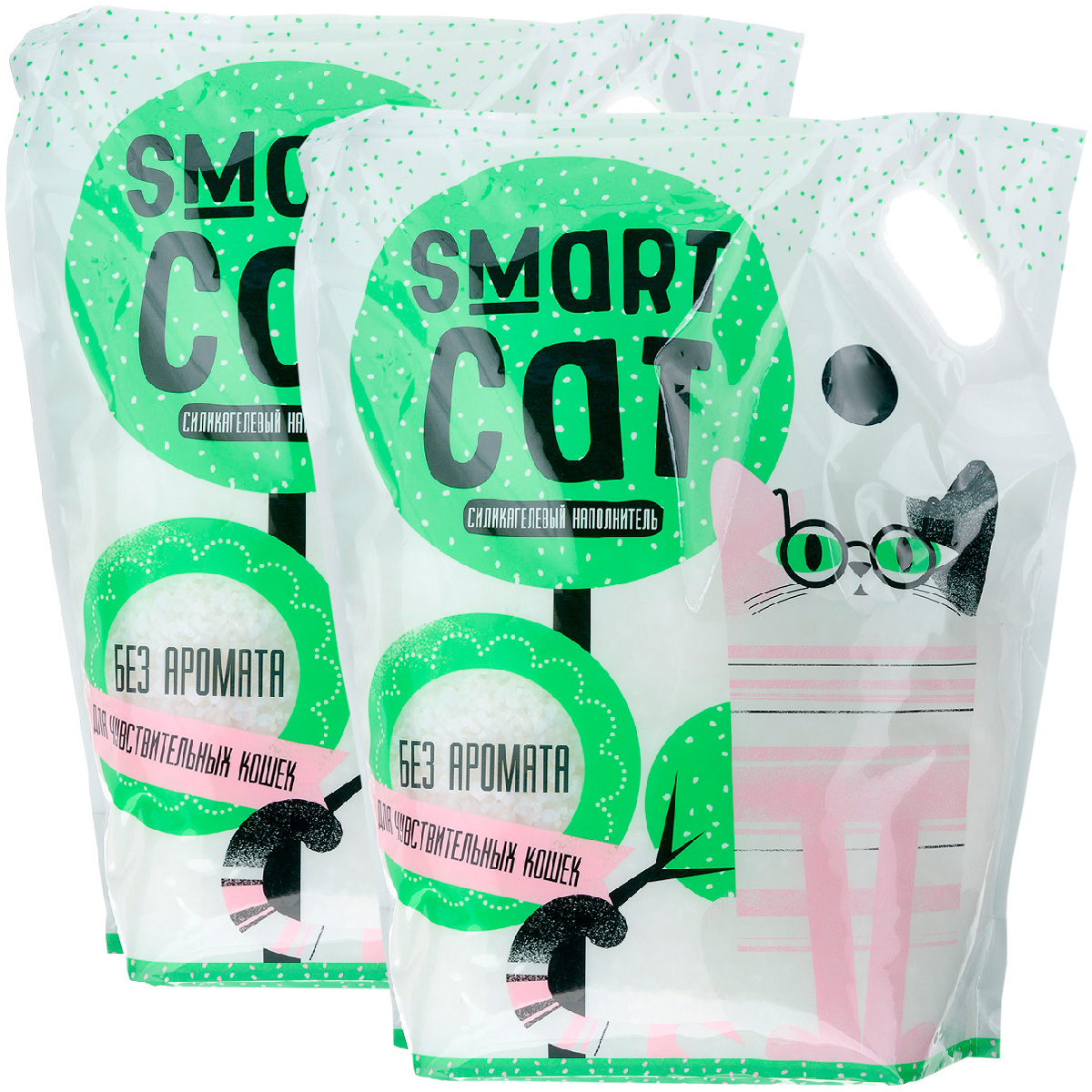 

SMART CAT SMART CAT наполнитель силикагелевый для туалета чувствительных кошек без запаха