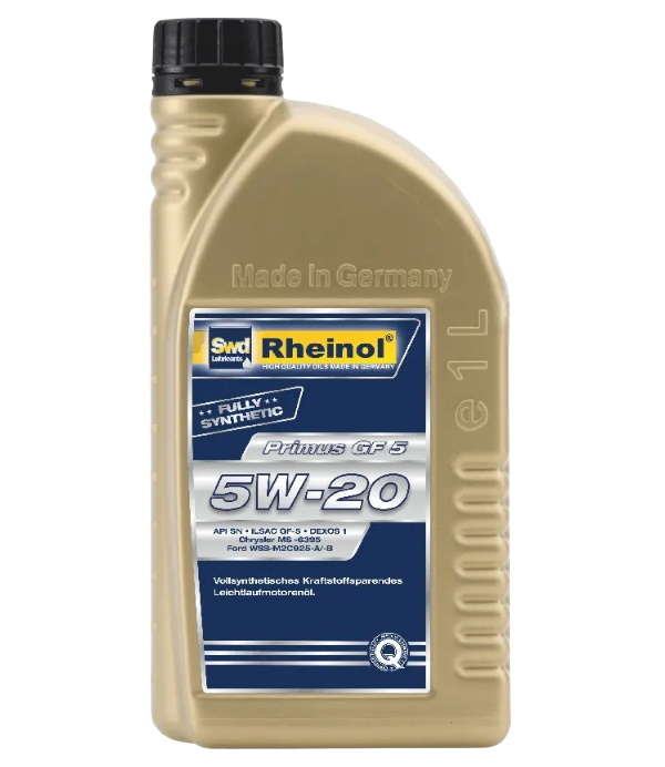 Моторное масло SWD Rheinol синтетическое Primus GF5 5W20 4л