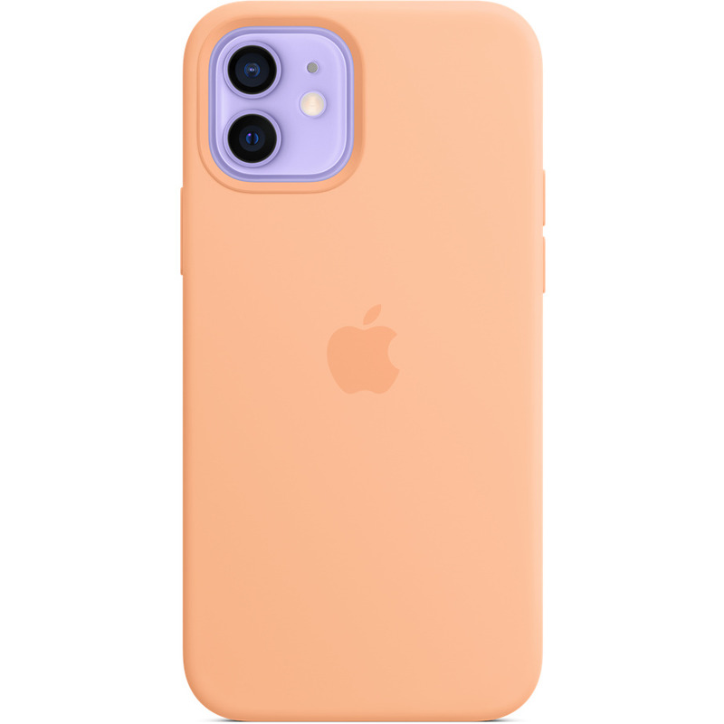 

Клип-кейс Apple Silicone Case with MagSafe для iPhone 12/12 Pro Светло-абрикосовый