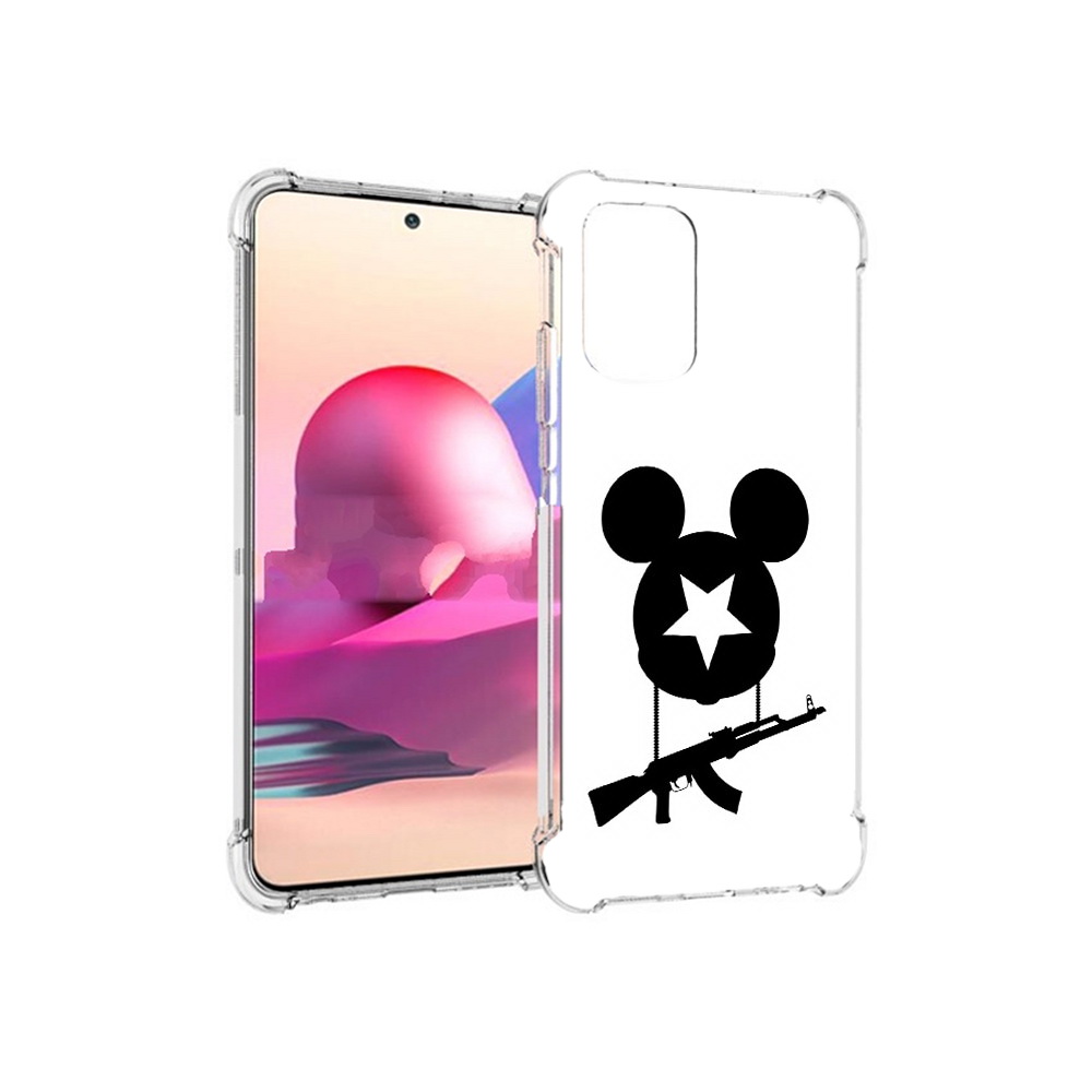 

Чехол MyPads Tocco для Xiaomi Redmi Note 10S АК Микки (PT158704.257.26), Прозрачный, Tocco