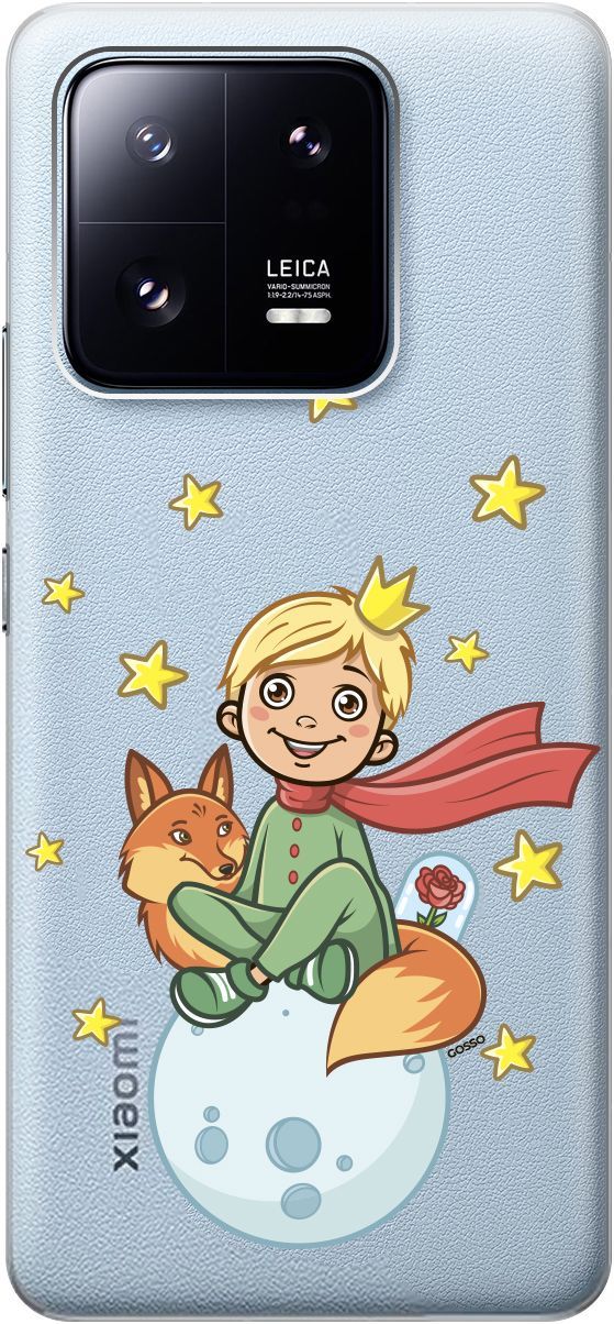 

Силиконовый чехол на Xiaomi 13 Pro Про с 3D принтом "Little Prince" прозрачный, Прозрачный;бежевый, 158977