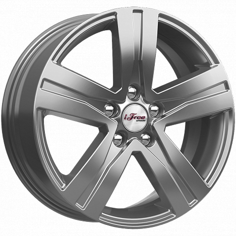 

Колесный диск iFree Rebel (КС913) (Хай Вэй) 7xR17 ET45 5*114.3 D67.1, Серебристый