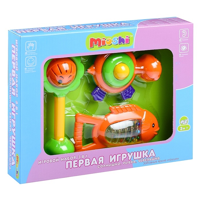 

Mioshi 3в1 "Первая игрушка", в коробке