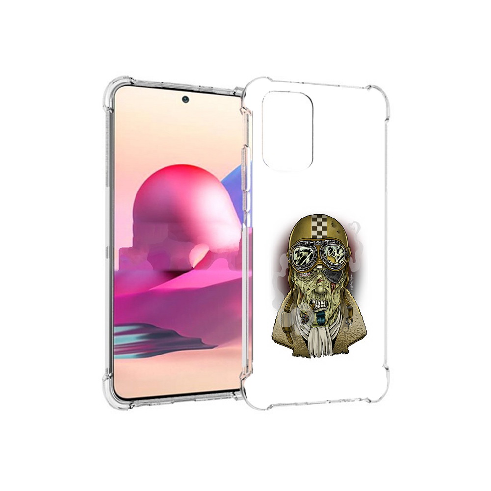 

Чехол MyPads Tocco для Xiaomi Redmi Note 10S военный зомби (PT158704.257.264), Прозрачный, Tocco