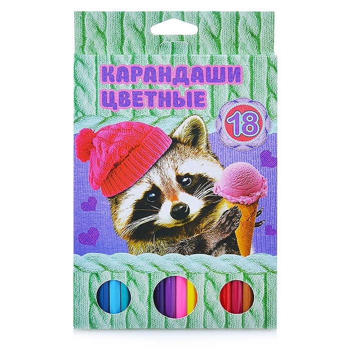 

Hatber 18 цветов "VK" Милашки с заточенные