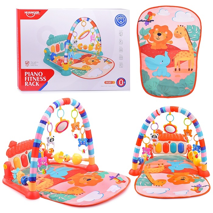 

HUANGER 4 подвесные игрушки и зеркало, свет, звук, в коробке