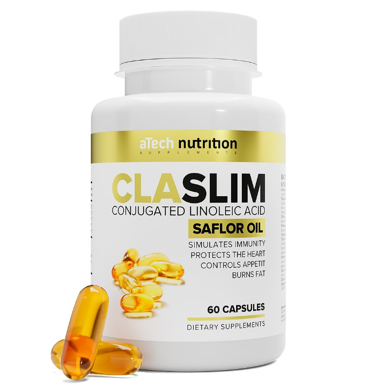 Линолевая кислота CLA aTech nutrition cla slim капсулы 60 шт.