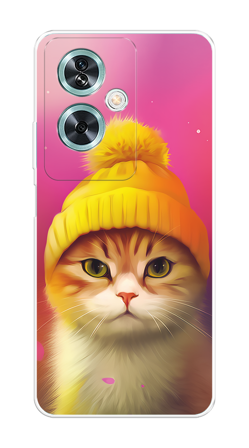 

Чехол на OnePlus Nord N30 SE "Котик в шапочке", Розовый;желтый;бежевый, 154950-1