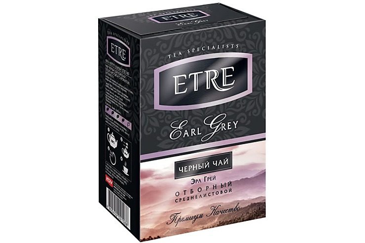 «ETRE», earl Grey чай черный среднелистовой с бергамотом, 100 г