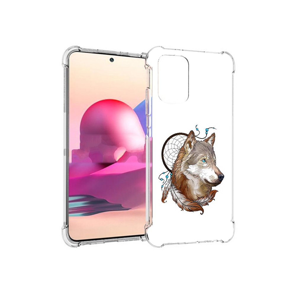 

Чехол MyPads Tocco для Xiaomi Redmi Note 10S волк и ловец снов (PT158704.257.269), Прозрачный, Tocco
