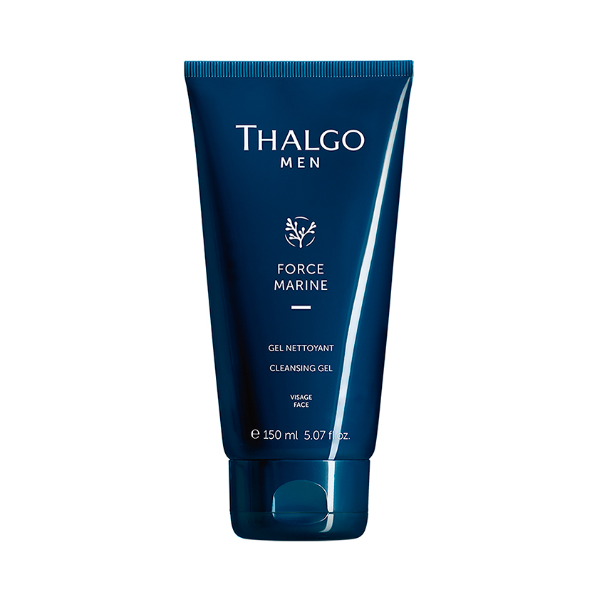 фото Очищающий гель для лица thalgo men force marine cleansing gel