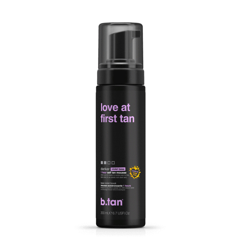 

Темный мусс-автозагар на базе холодных пигментов B.Tan Love at First Tan Self Tan Mousse