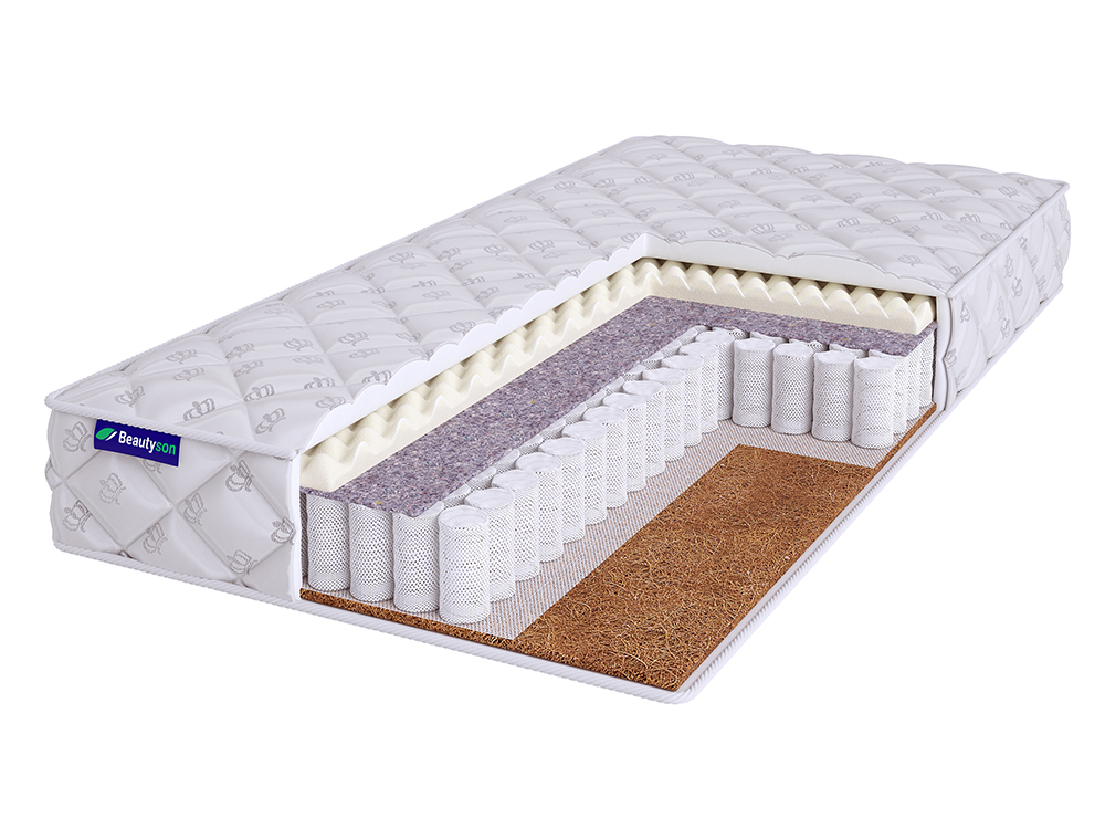 

Матрас Beautyson Roll Spring Massage Cocos S600, 165х185, 18 см, пружинный, Белый, Roll Spring Massage Cocos S600