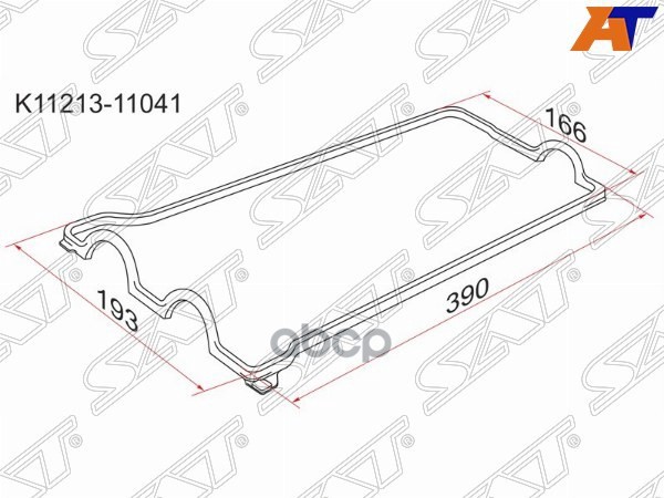 

Прокладка Клапанной Крышки Ty 4E/5E-Fe Sat K11213-11041