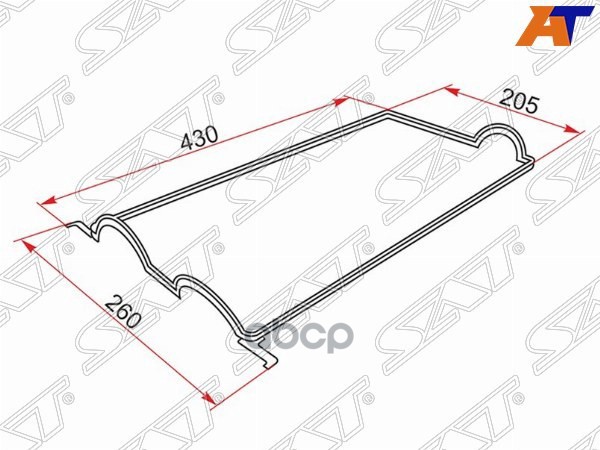 

Прокладка Клапанной Крышки Toyota Corolla,Levin,Trueno 4Age 95-00 Sat K11213-16021